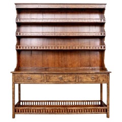 Fine Vintage Two Piece Welsh Cupboard