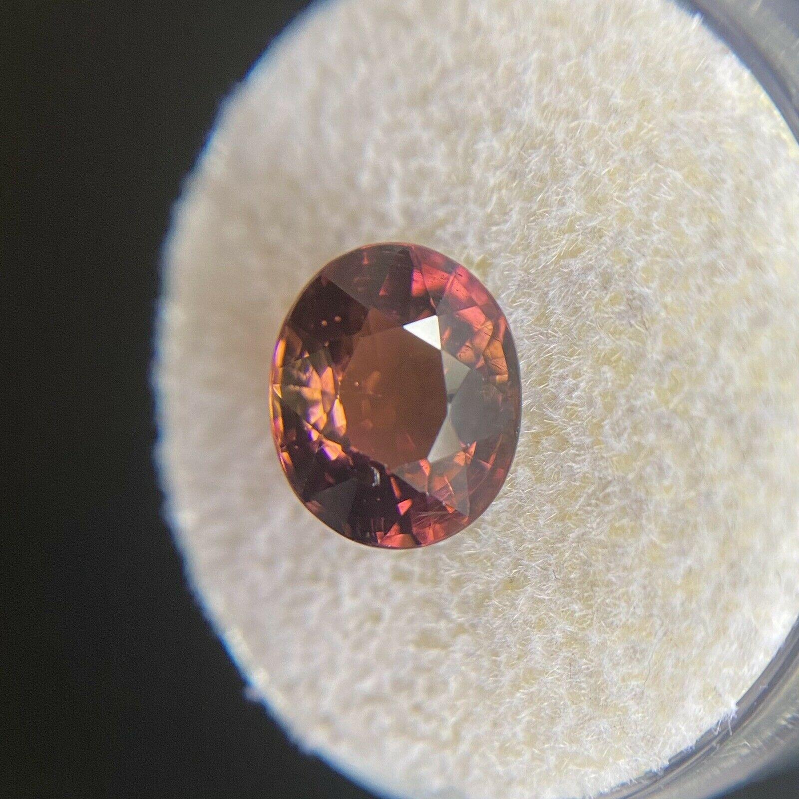 Fine Vivid Pink Purple Tourmaline 3.23ct Oval Cut Loose Gem In New Condition For Sale In Birmingham, GB