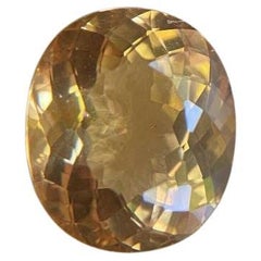 Fine Vivid Yellow Golden Heliodor Beryl 2.70ct Oval Cut Loose Gemstone