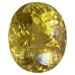 Fine Vivid Yellow Heliodor Beryl 2.81ct Oval Cut Loose Rare Gemstone