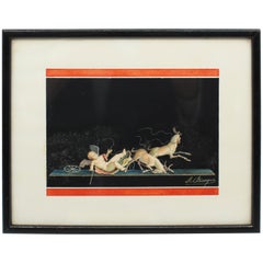 Fine Watercolor by Vincenzo Bisogno, Italian, 1886-1933