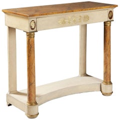 Fine White Painted Console