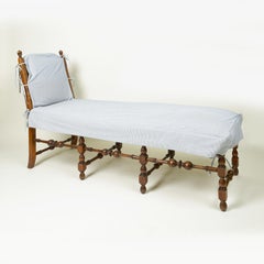 Fino sofá cama de arce William & Mary, Boston