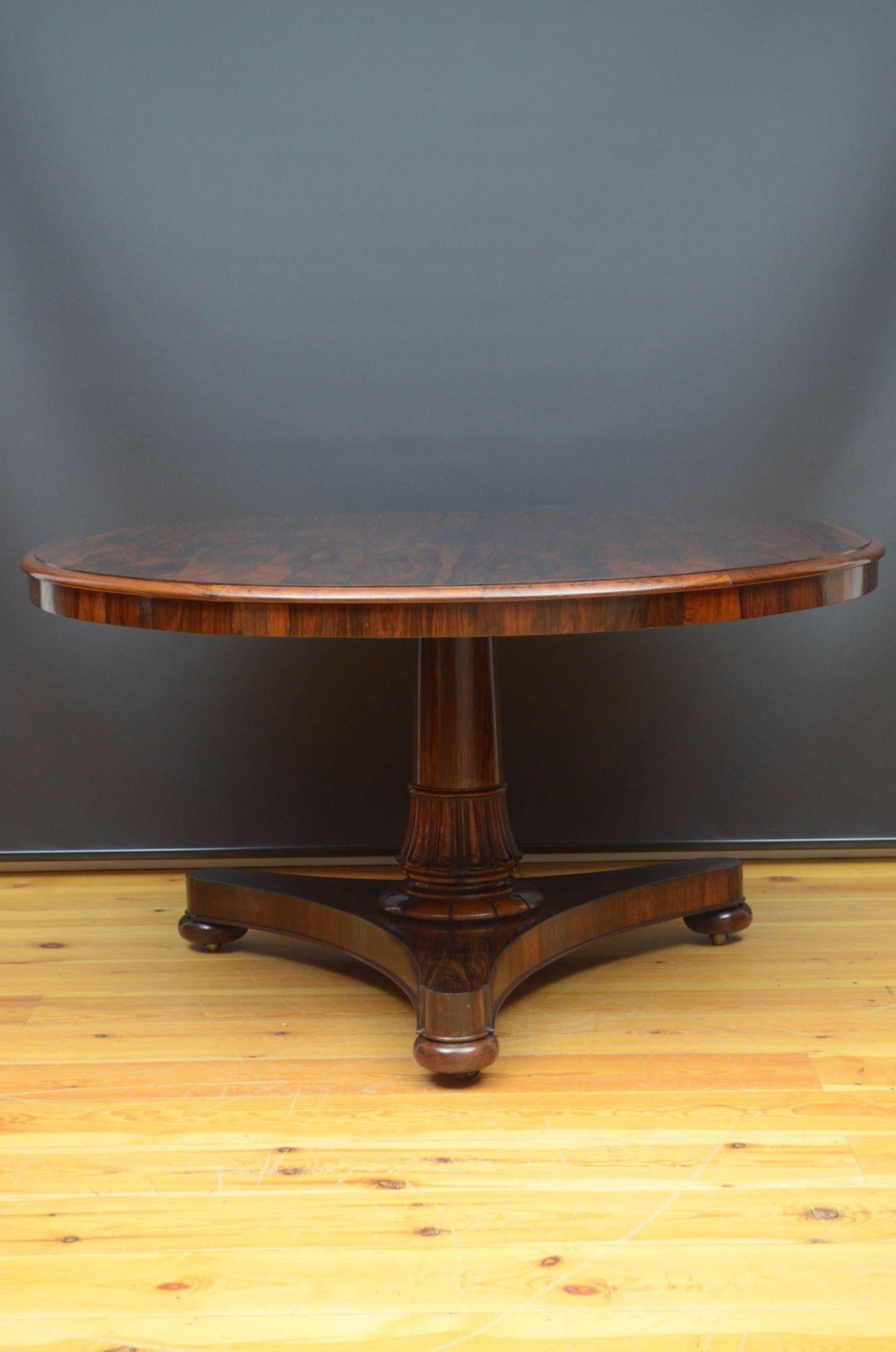 Fine William IV Centre Table Dining Table In Good Condition For Sale In Whaley Bridge, GB
