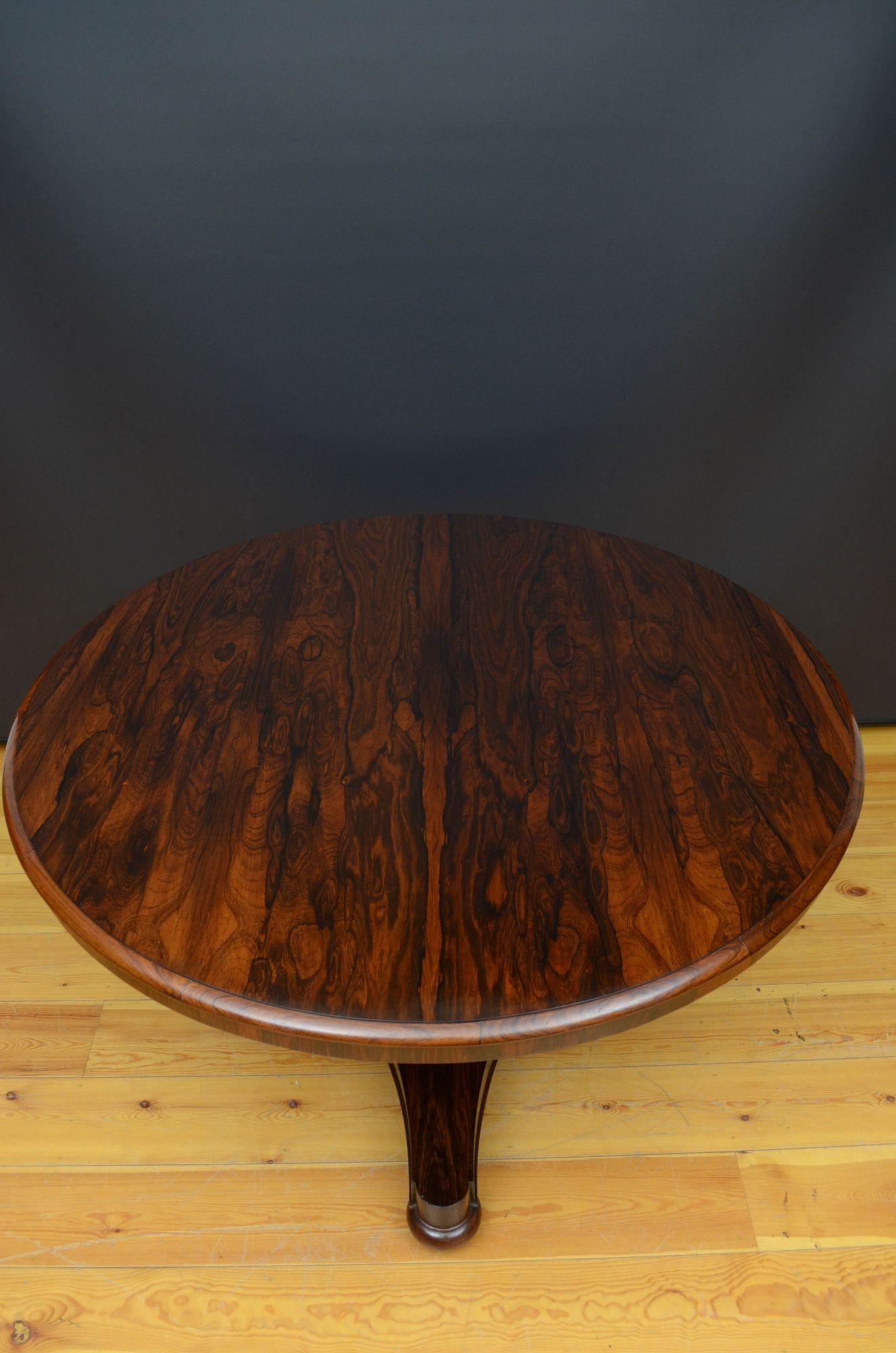 19th Century Fine William IV Centre Table Dining Table For Sale