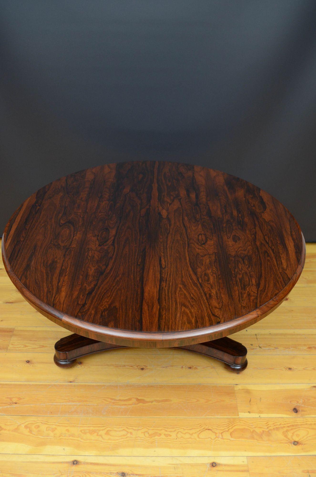 Fine William IV Centre Table Dining Table For Sale 3