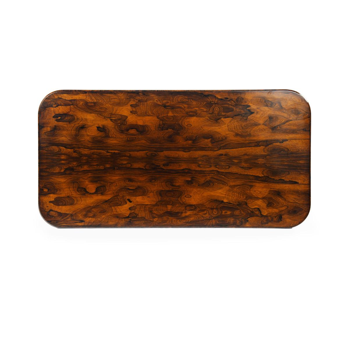 Feine William IV Periode Rosewood Bibliothek Tisch von George Simson und Sohn (19. Jahrhundert) im Angebot