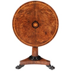Fine William IV Tilt-Top Table