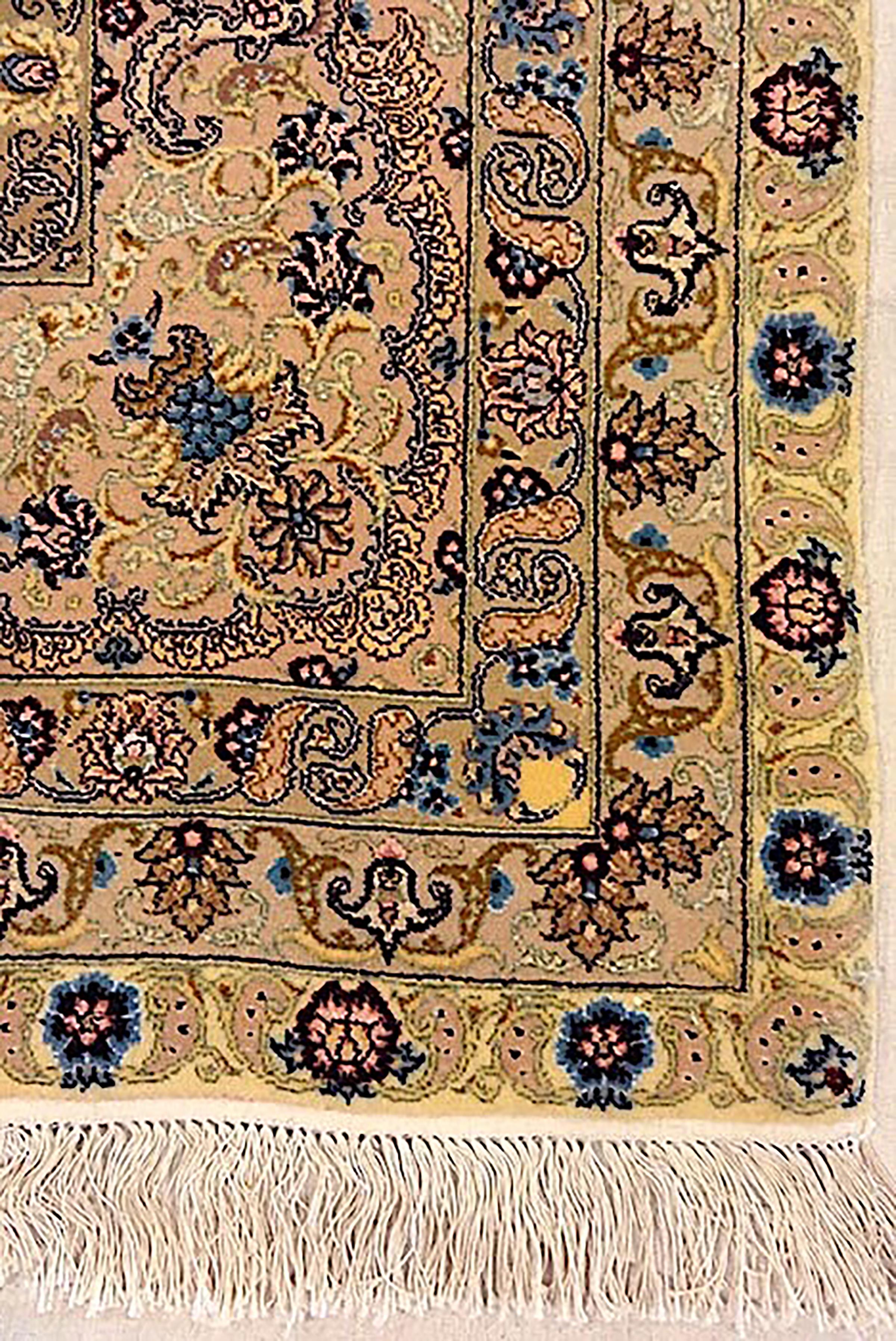 XX secolo Tabriz di lana e seta pregiata in vendita