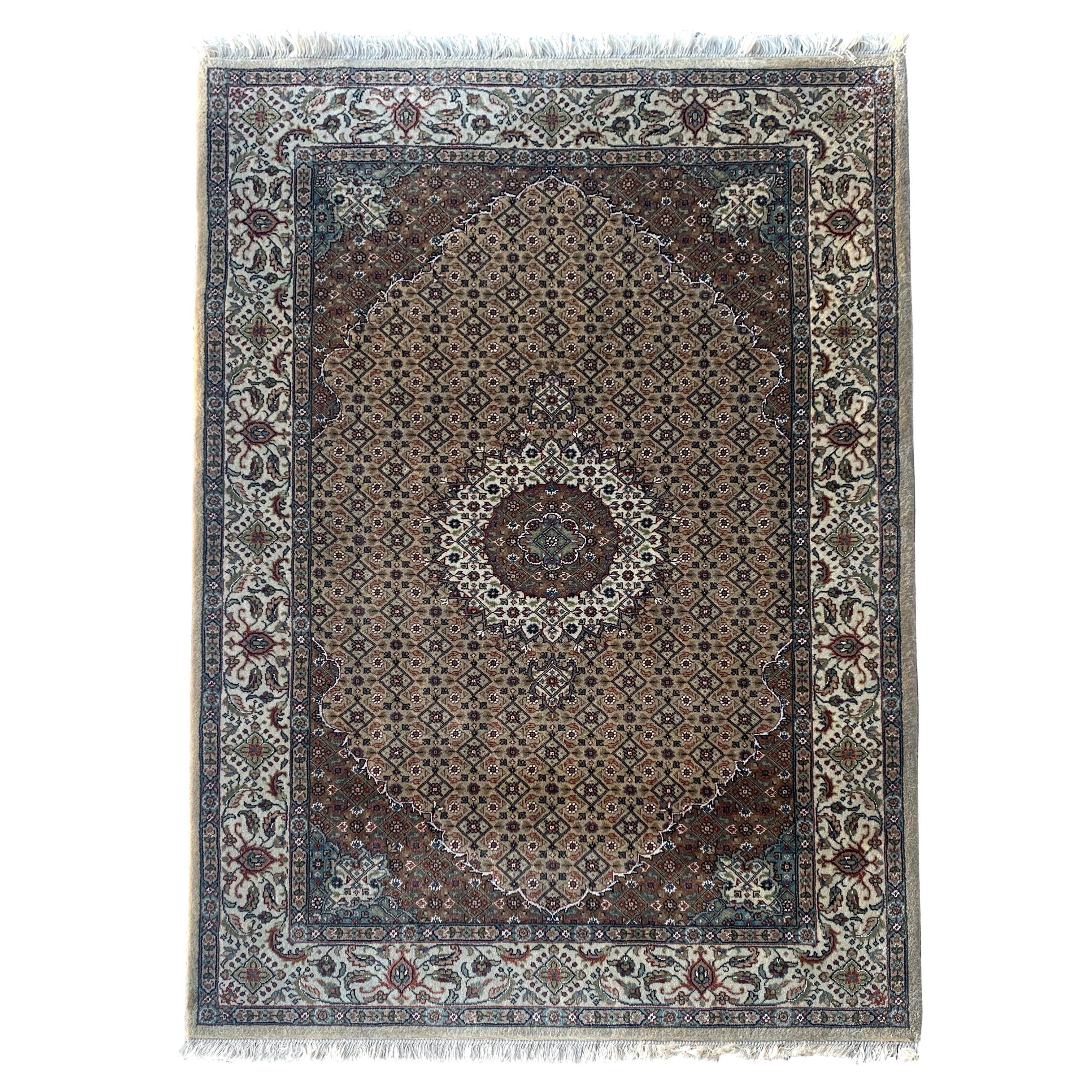 Lana e seta pregiata Tabriz Mahi in vendita