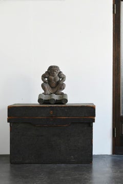 Fine Workmanship Japanese Antique Wood Carving Demon/1600-1800/Edo Period