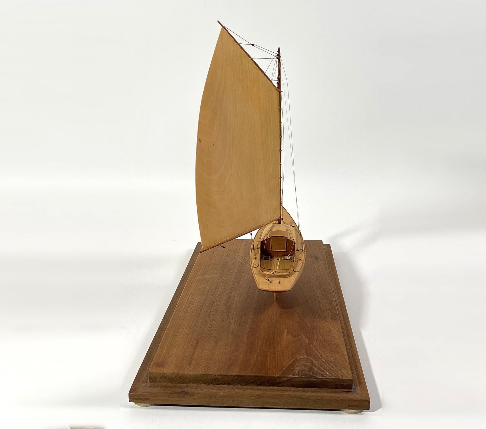 Late 20th Century Fine Yacht Model of a Wianno Senior For Sale