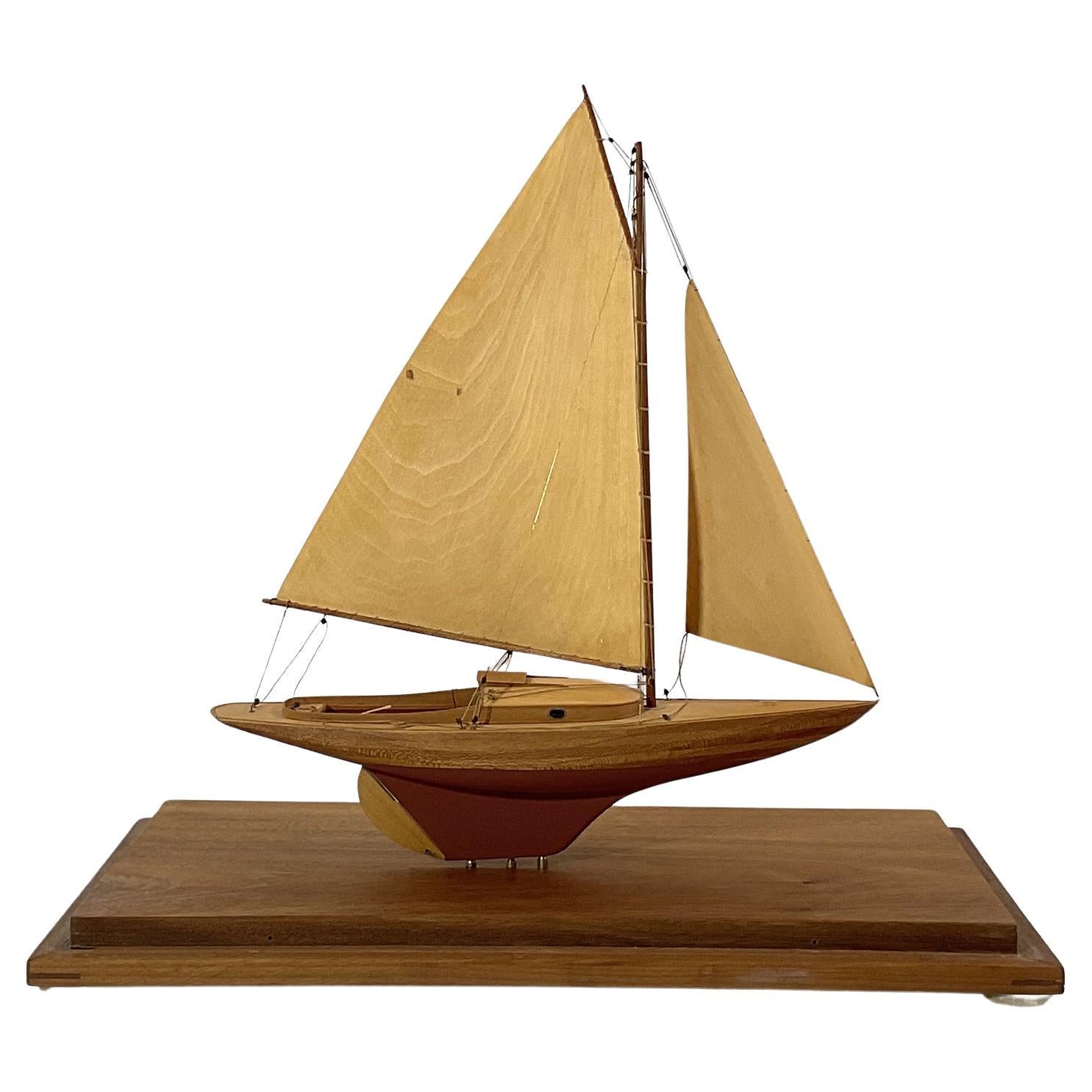 Fine Yacht Model of a Wianno Senior For Sale