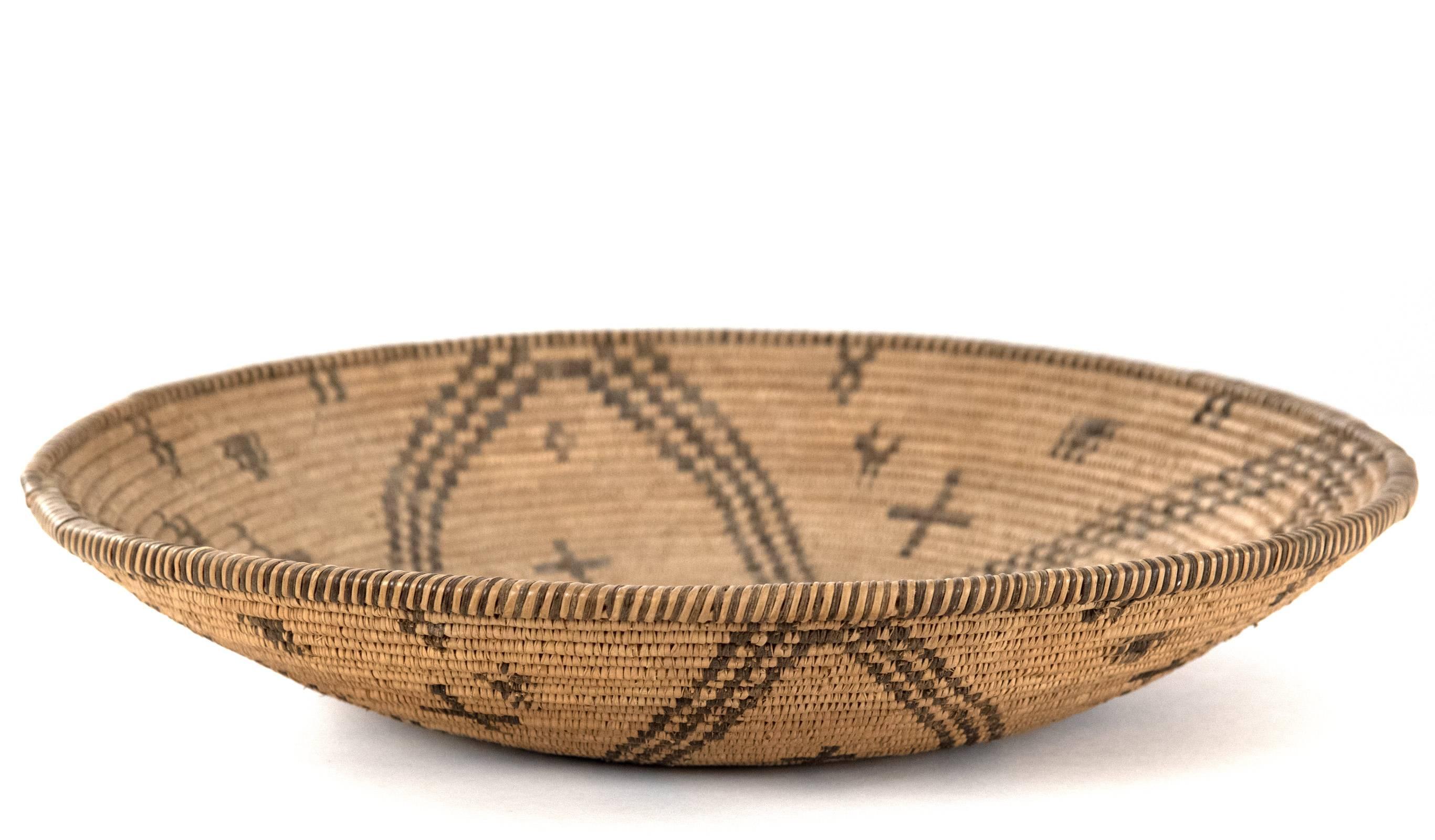 American Fine Yavapai Apache Basketry Bowl