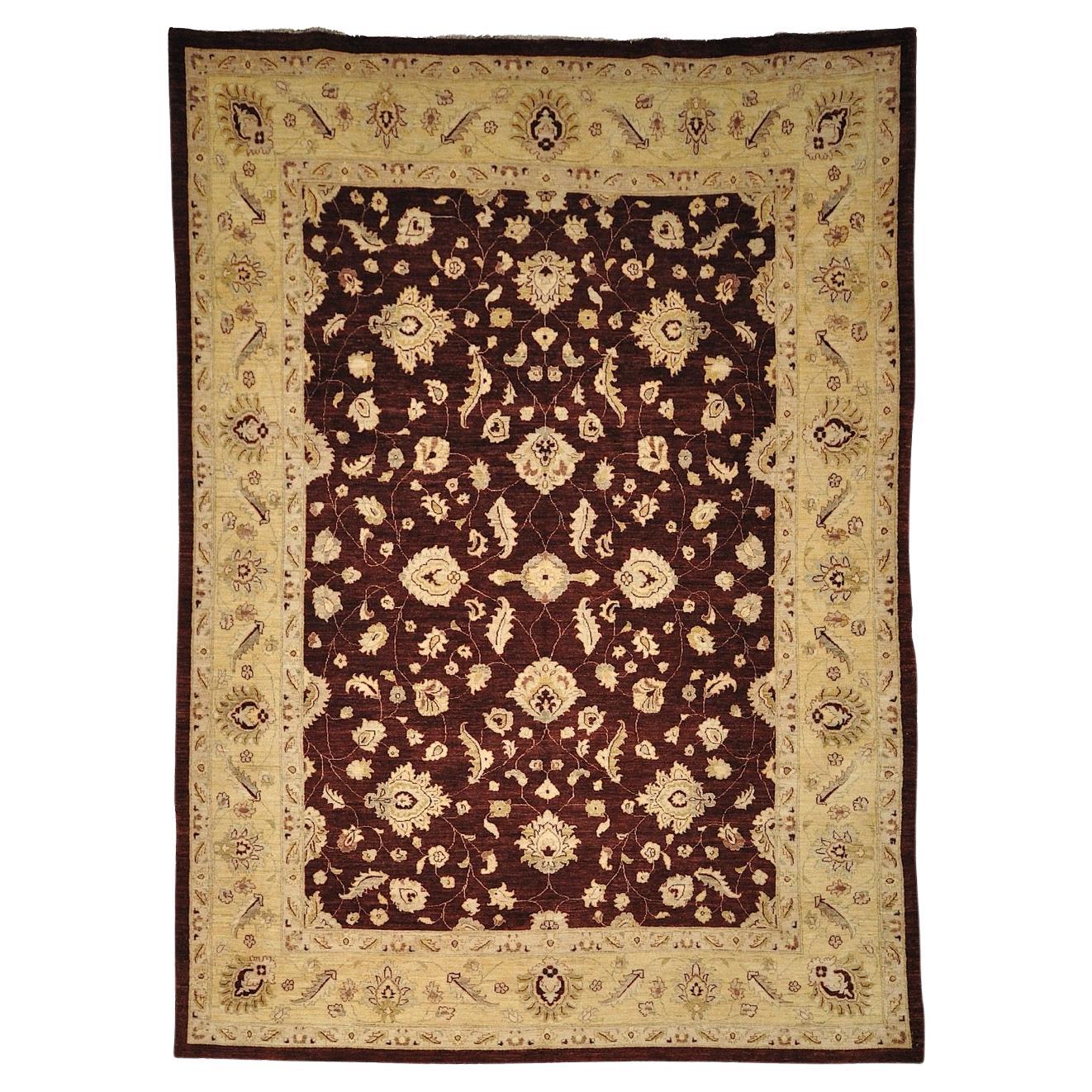 Feiner Ziegler Oushak-Teppich im Angebot