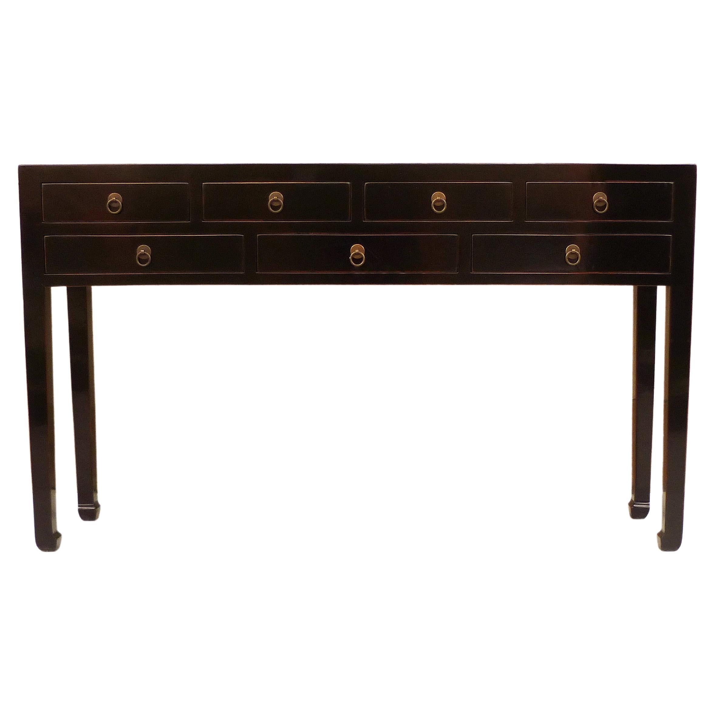 Fantastic Industrial Console Table at 1stDibs