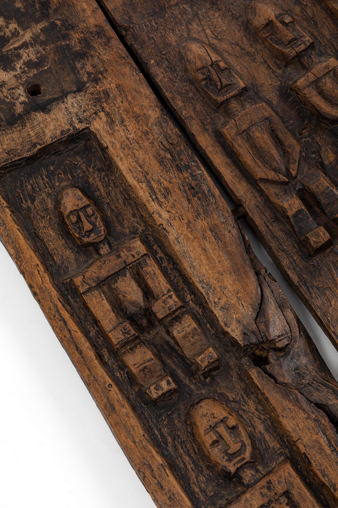 Malian Finely Carved Dogon Door from Mali, Circa 1890 For Sale