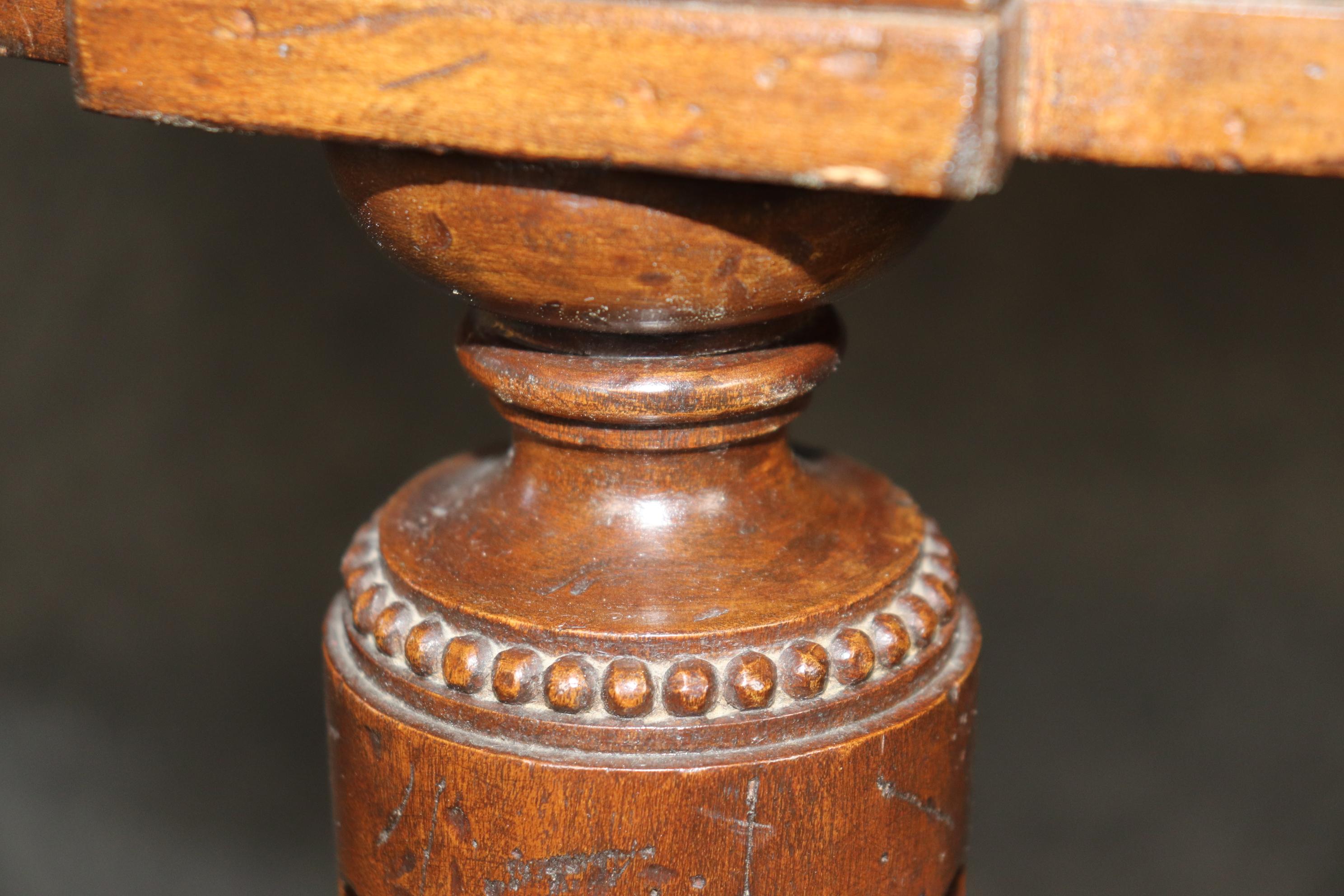 Finely Carved Walnut Demilune French Louis XVI Breche D' Violette Console Table For Sale 8