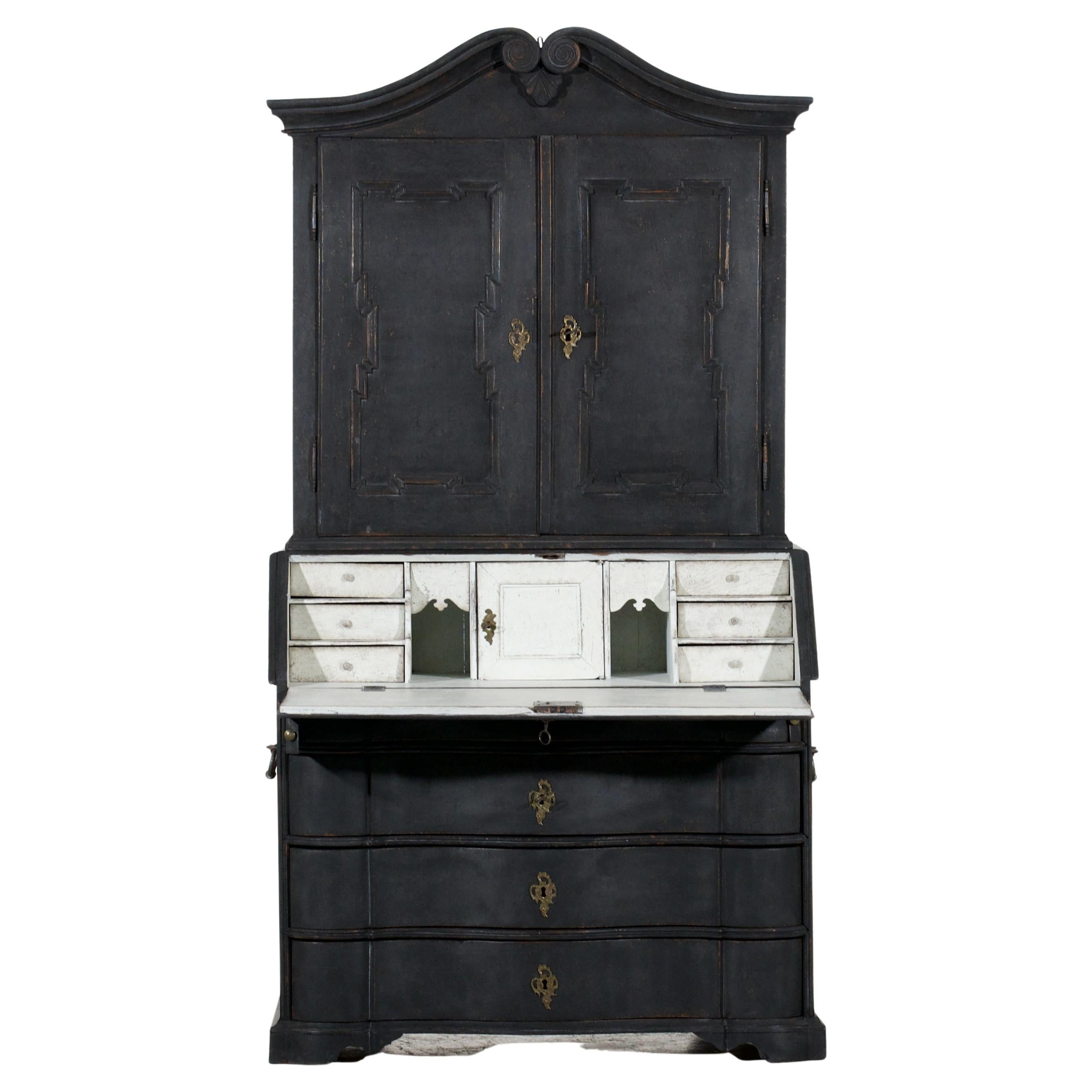 Finely Crafted Two-Part Bureau, circa 1750