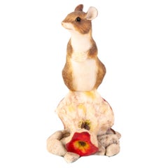 Finely Detailed Scottish Sculpture of a Mouse