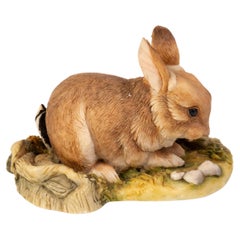 Finely Detailed Scottish Sculpture of a Rabbit