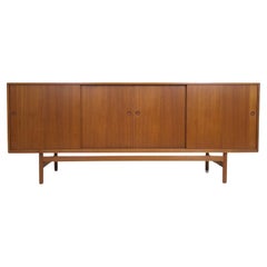 Vintage Finely Handcrafted Danish Teak Credenza