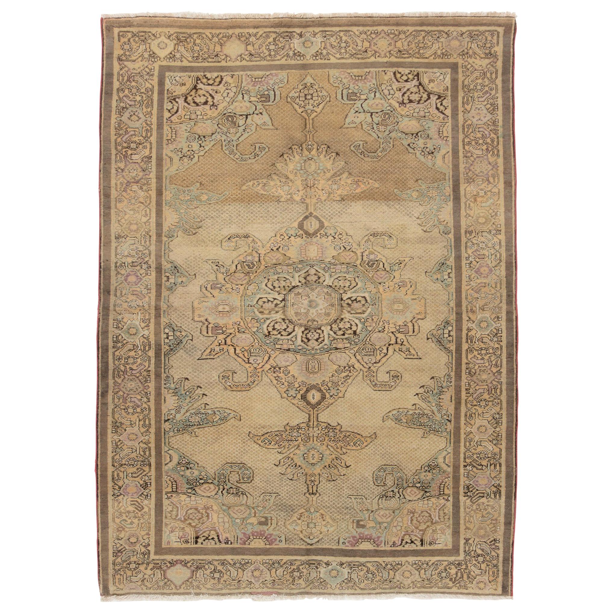 Finely Woven Antique Persian Malayer Rug, circa 1900  4' x 6'3 For Sale