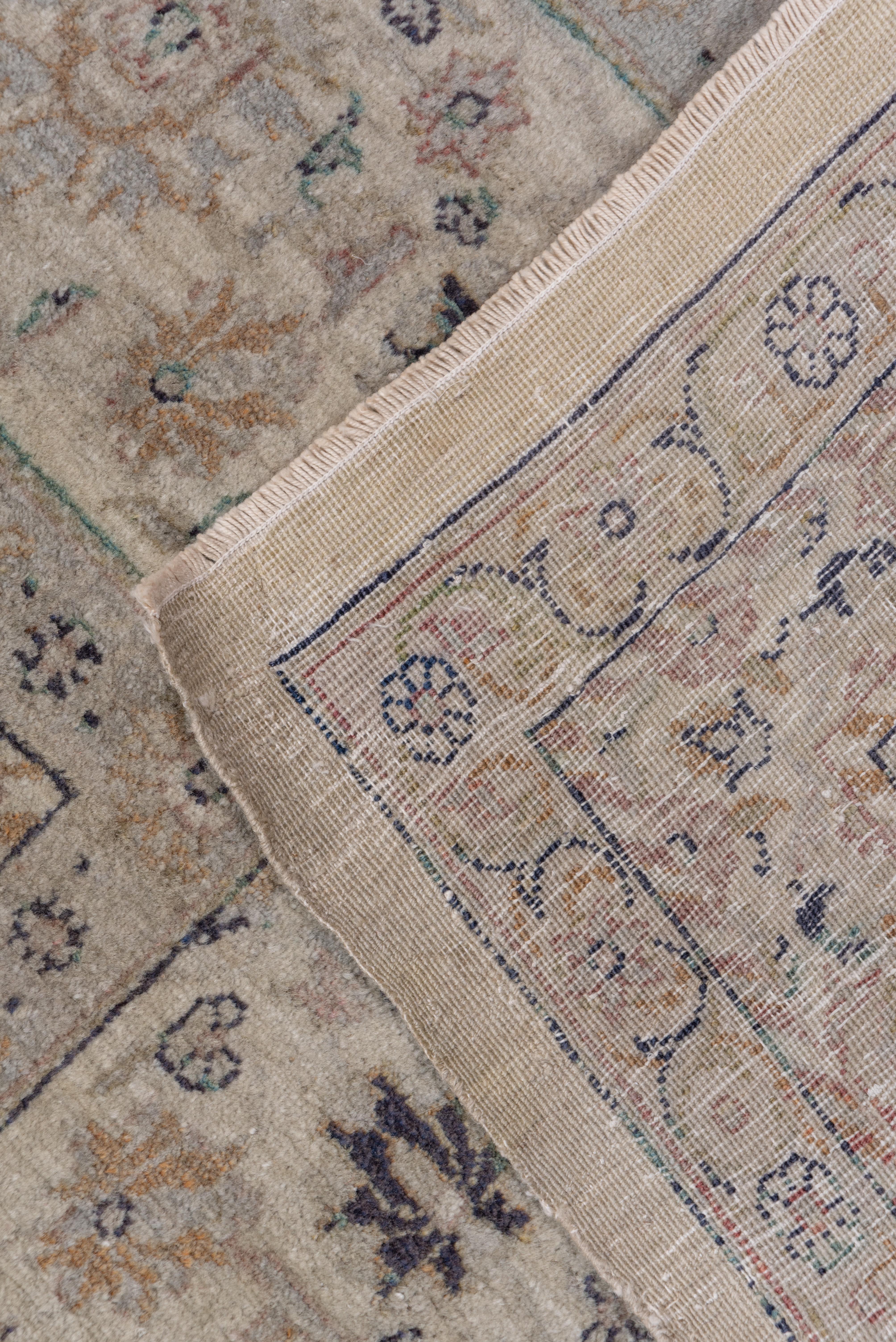Finely Woven Antique Turkish Sivas Carpet, Neutral Palette For Sale 5