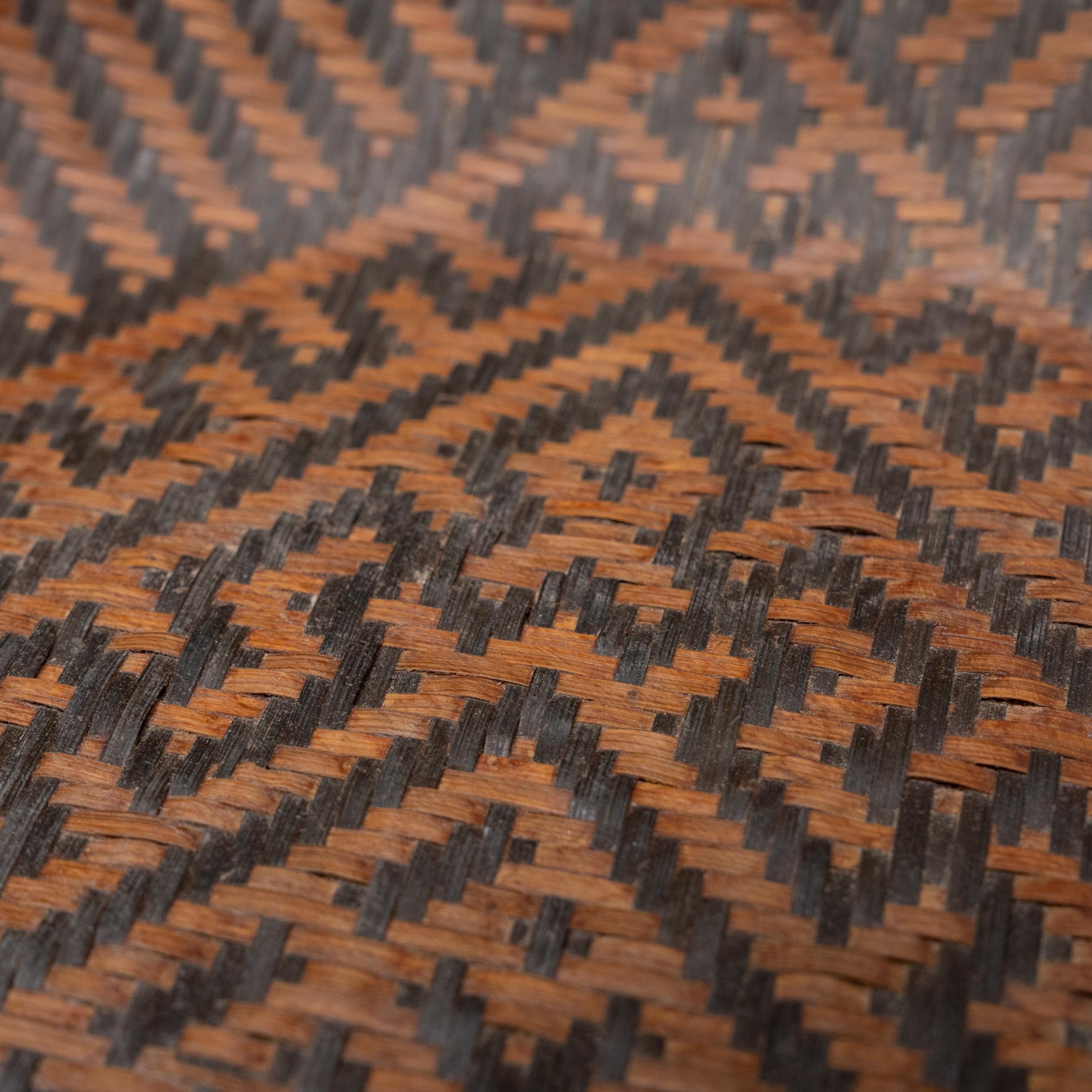 Laqué Boîte à couture chinoise finement tissée, c. 1875 en vente