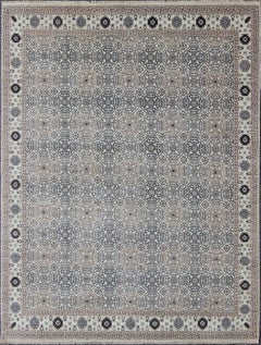 Fein gewebter Teppich im Khotan-Design von Keivan Woven Arts  - 8'2 X 10'3
