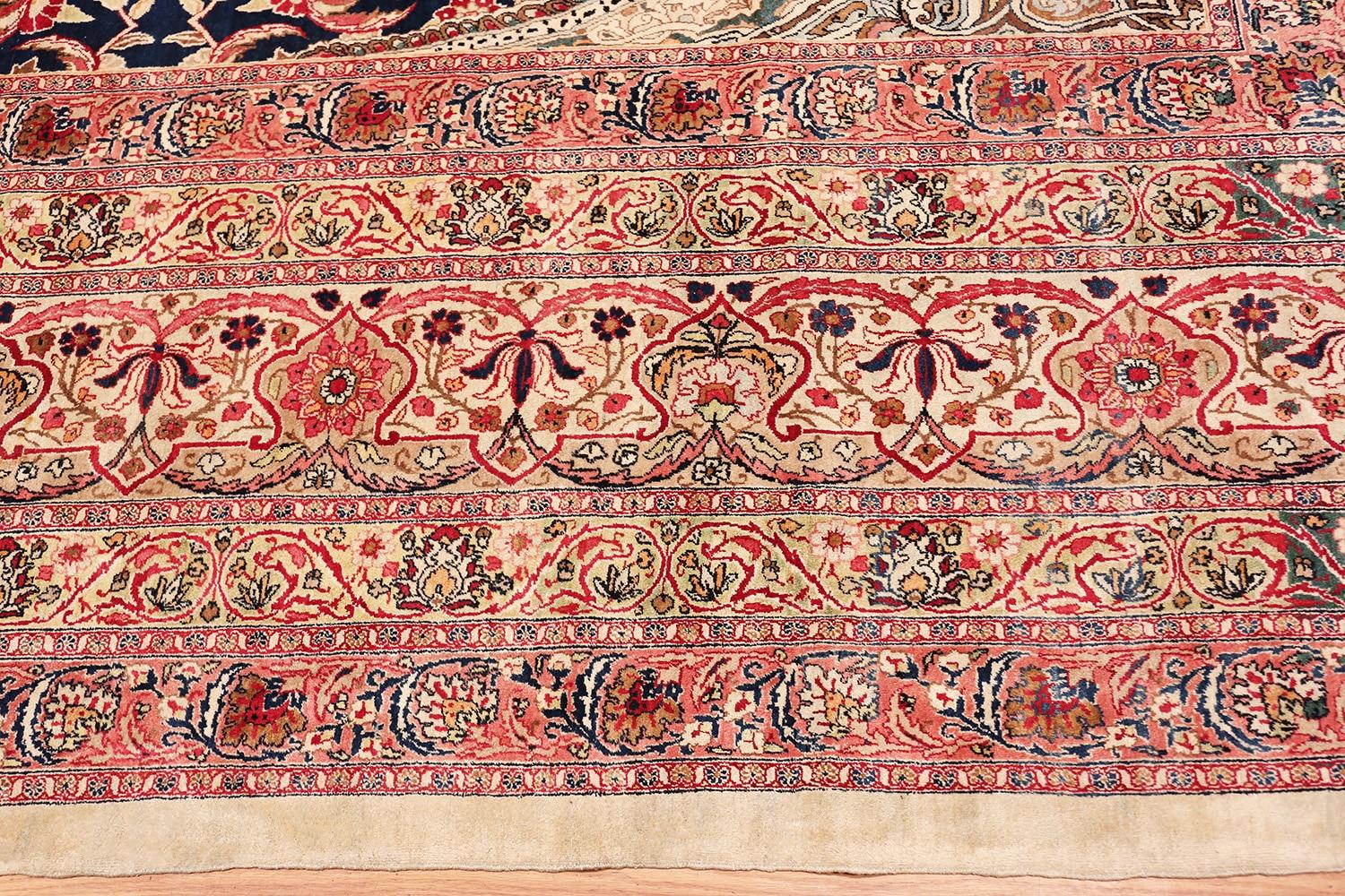 19th Century Oversized Antique Persian Kerman Rug. Size: 16' x 22'6