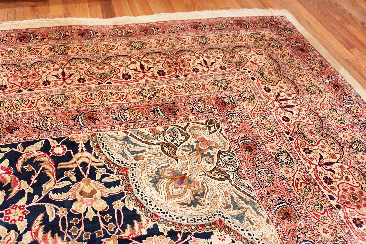 Wool Oversized Antique Persian Kerman Rug. Size: 16' x 22'6