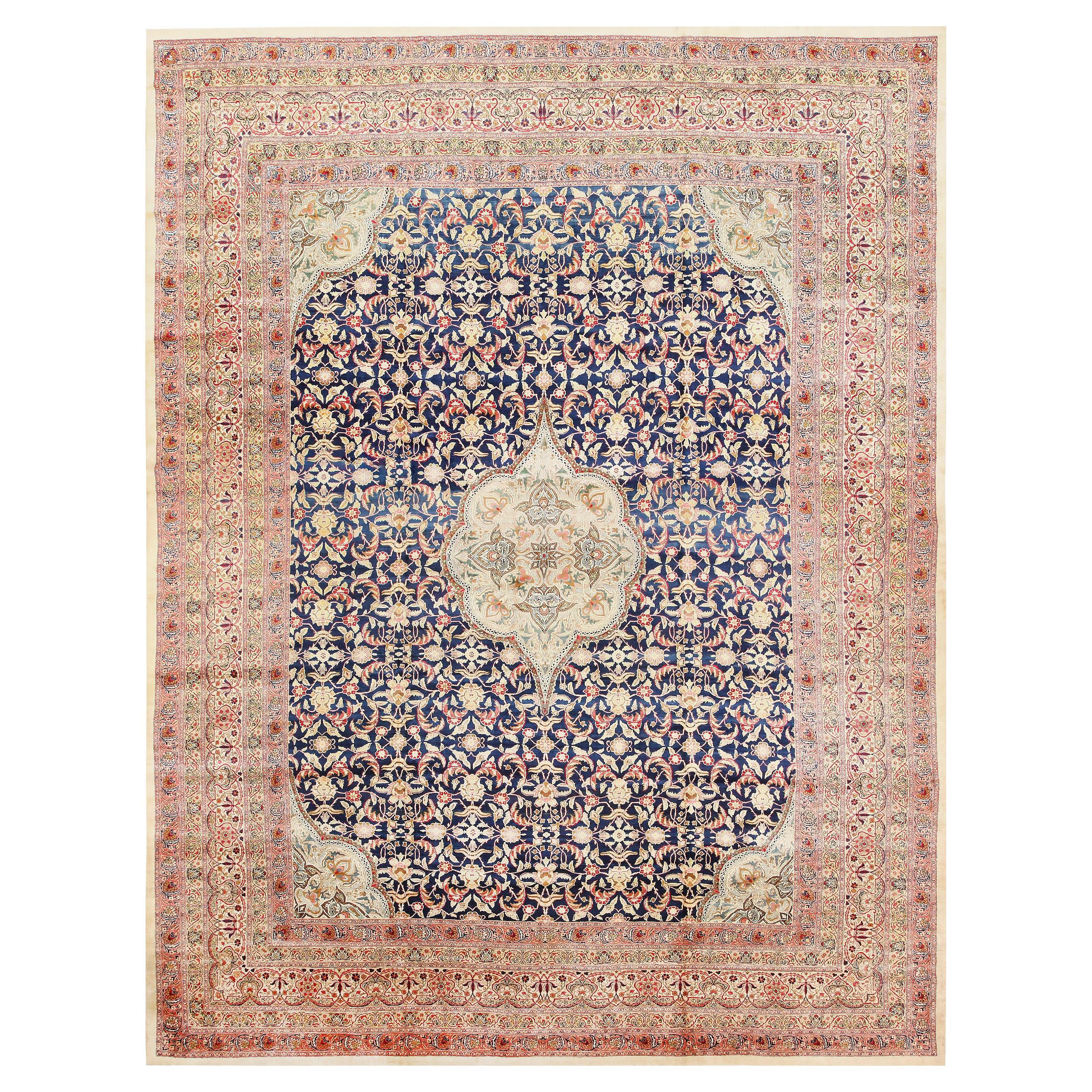 Antiker persischer Kerman-Teppich in Übergröße. Größe: 16' x 22'6"