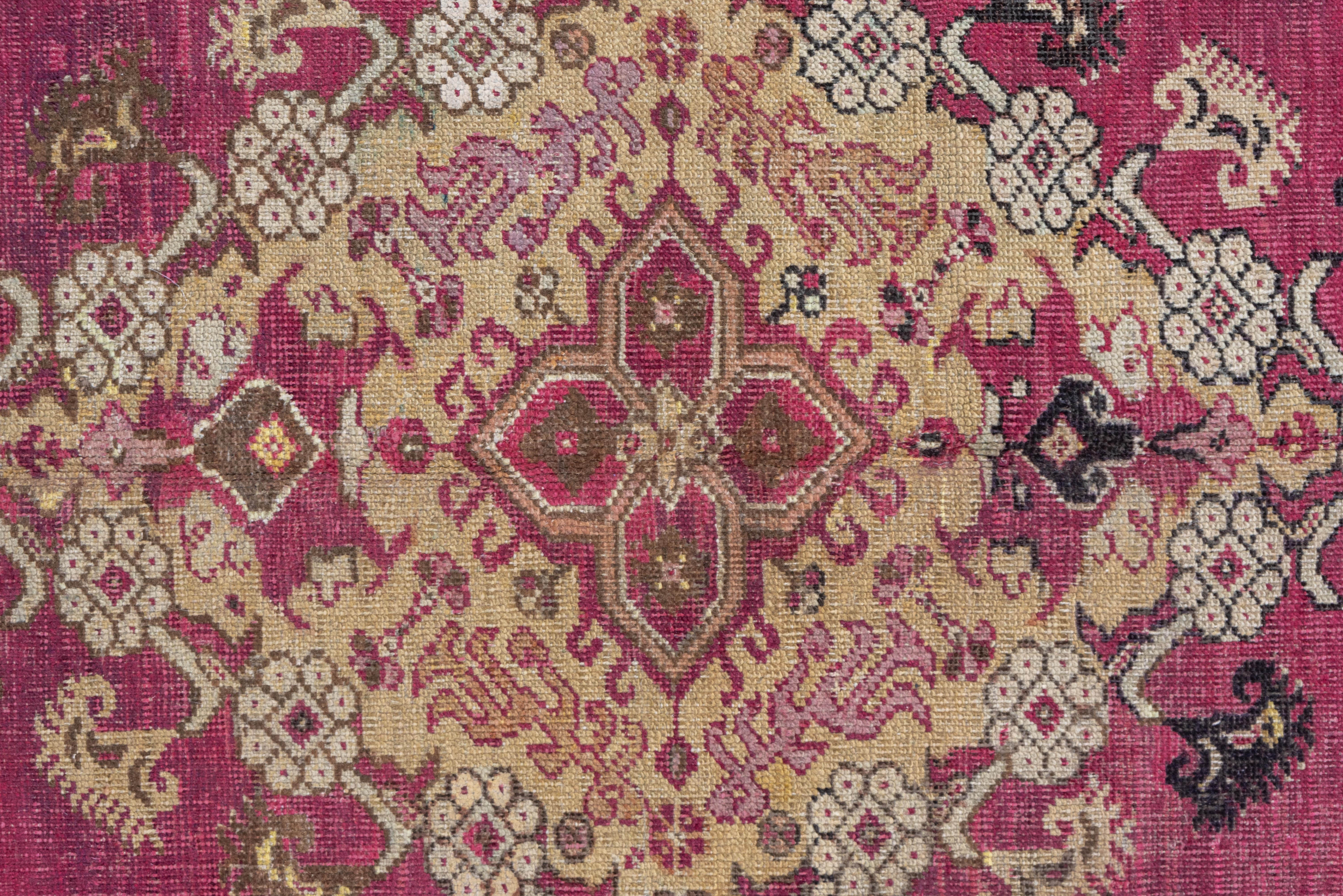 Persian Finely Woven Late 19th Century Turkish Ghiordes Rug, Colorful Palette For Sale