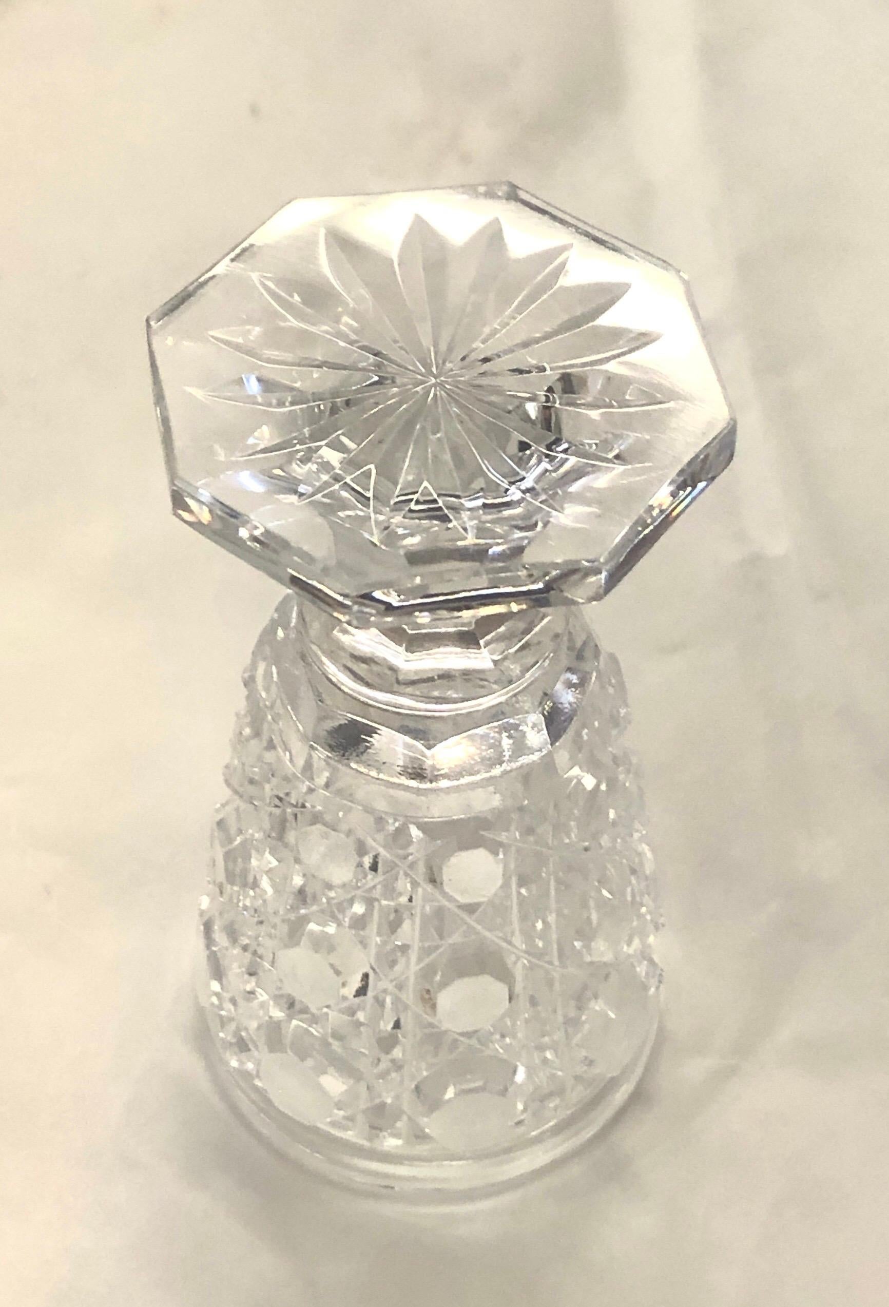 Finest Antique Signed Baccarat Handcut Crystal & Ormolu 3-Bottle Tantalus Set 11