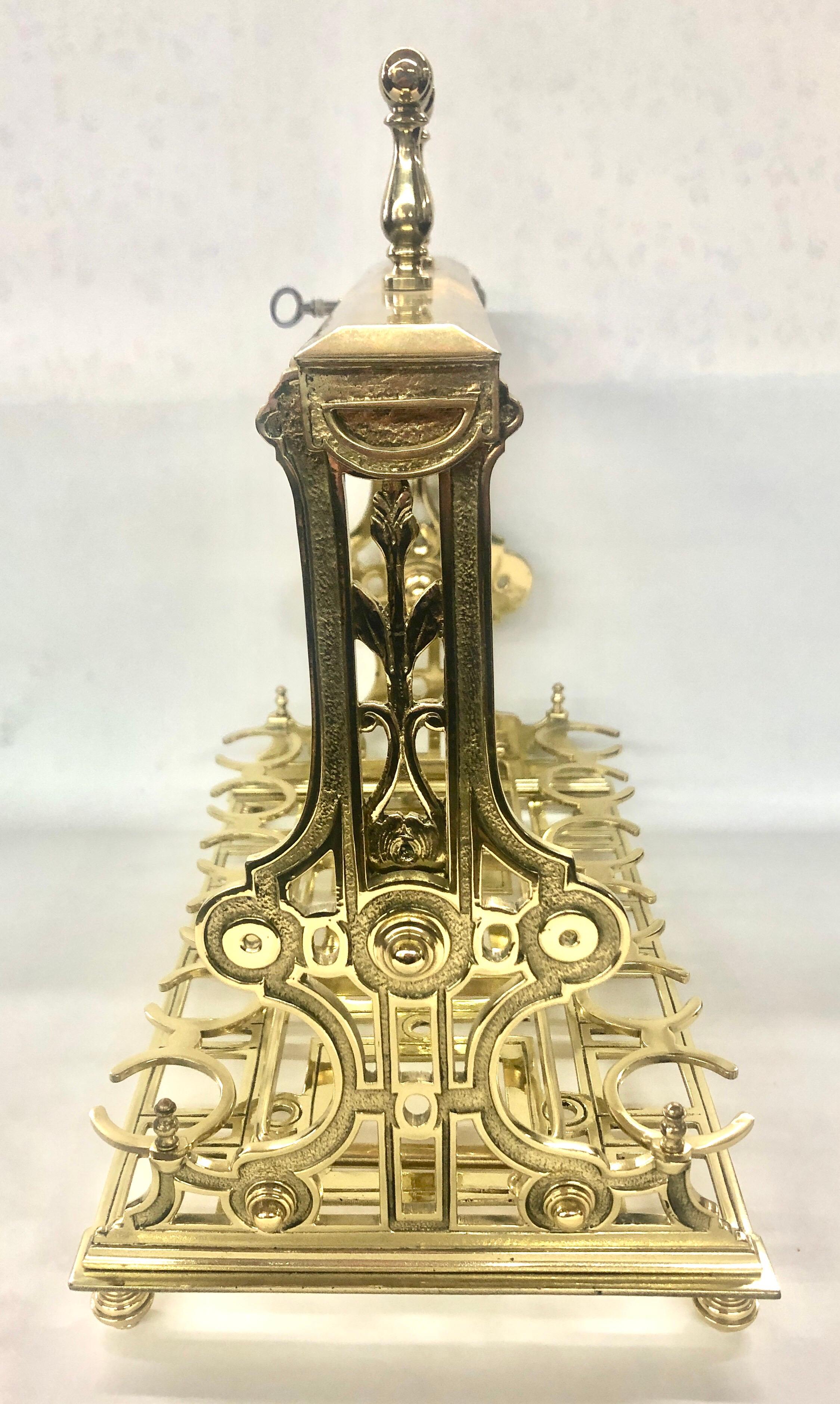 Hand-Crafted Finest Antique Signed Baccarat Handcut Crystal & Ormolu 3-Bottle Tantalus Set