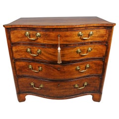 Used Finest Georgian Serpentine Chest of Drawers c. 1770