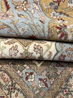 Feinster Haji Jalili Tabriz Teppich aus biologisch gefärbter und handgesponnener Wolle