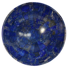 Fine Natural Lapis Lazuli Bowl One 8.25" 