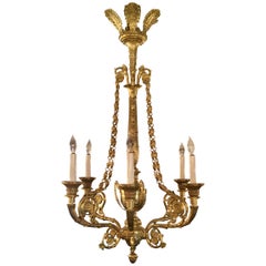 Finest Quality Antique Bronze Doré Chandelier, circa 1840-1850