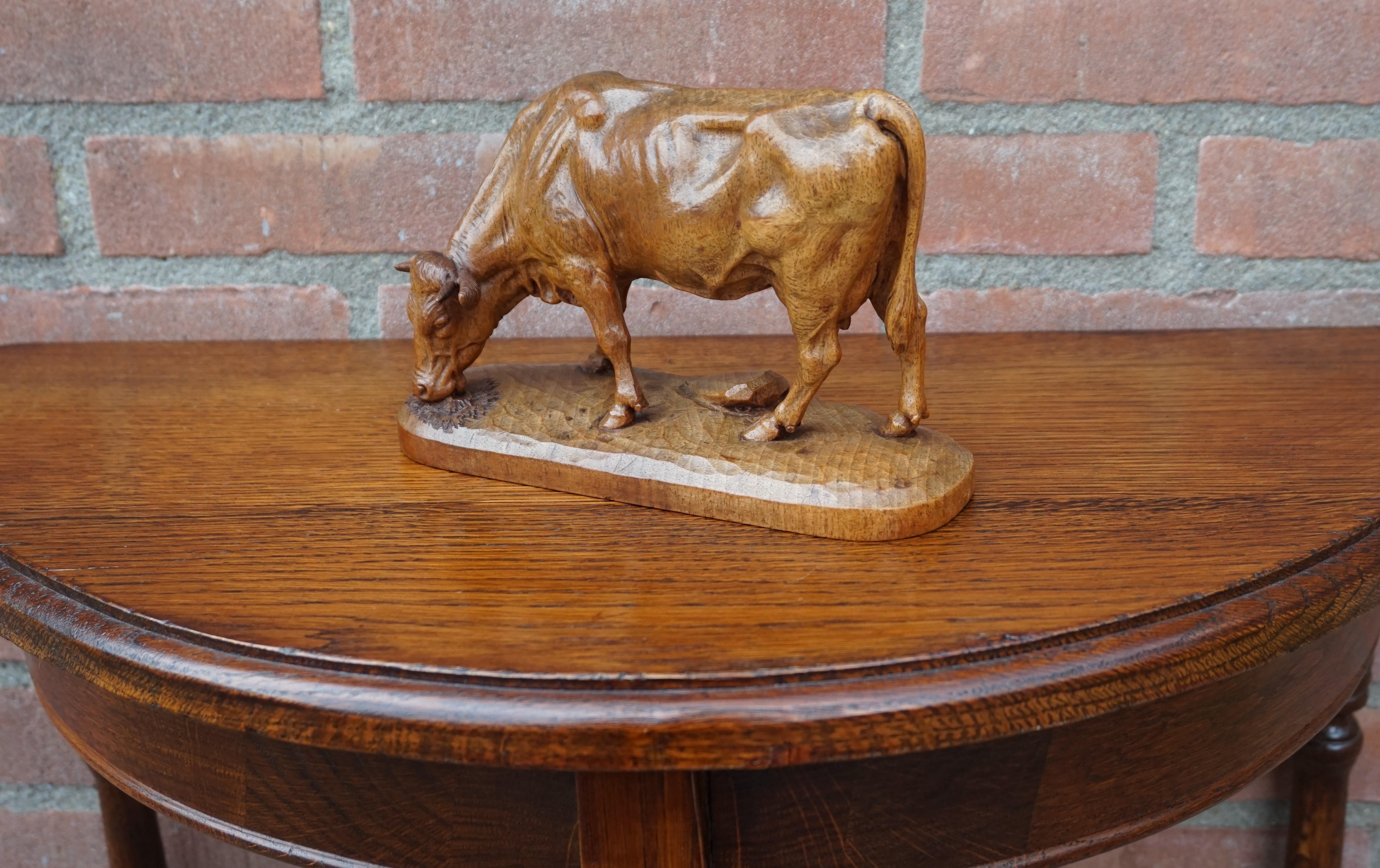 zenigifts wooden cow