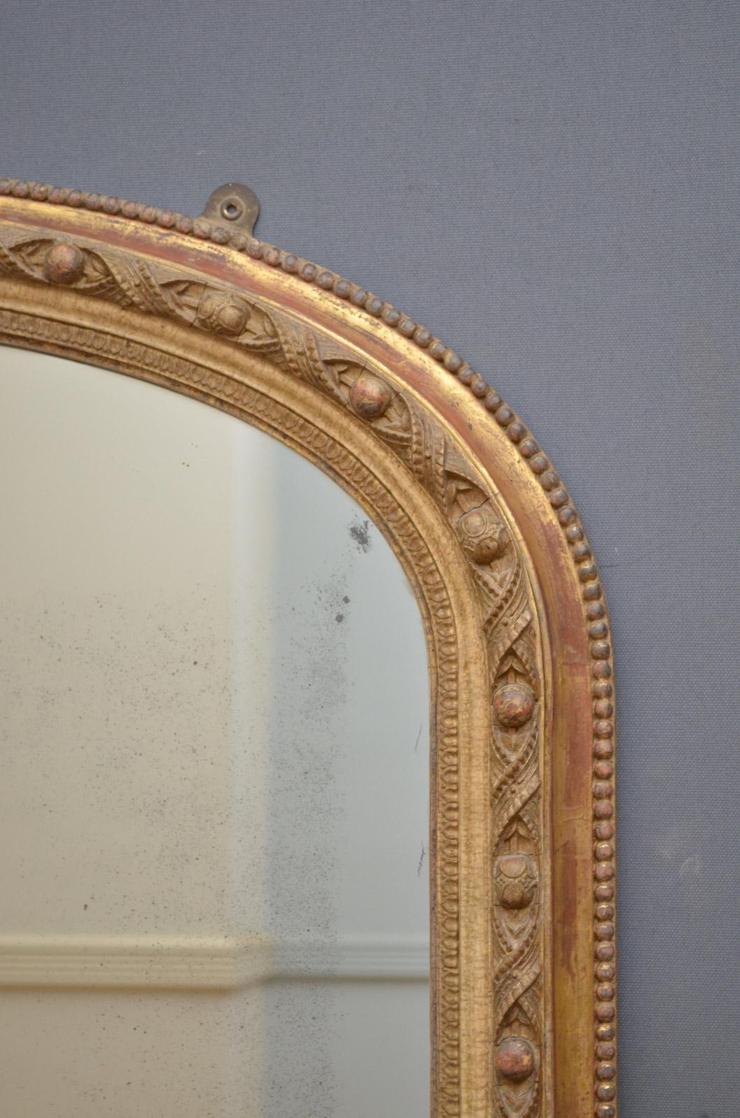 Finest Quality Early Victorian Overmantel Mirror 1
