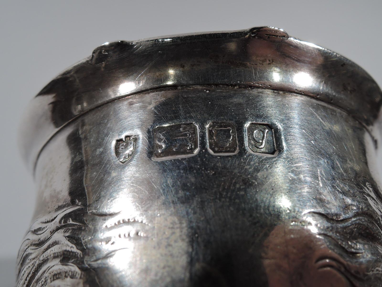 Finest Quality English Sterling Silver Horse Head Stirrup Cup 2
