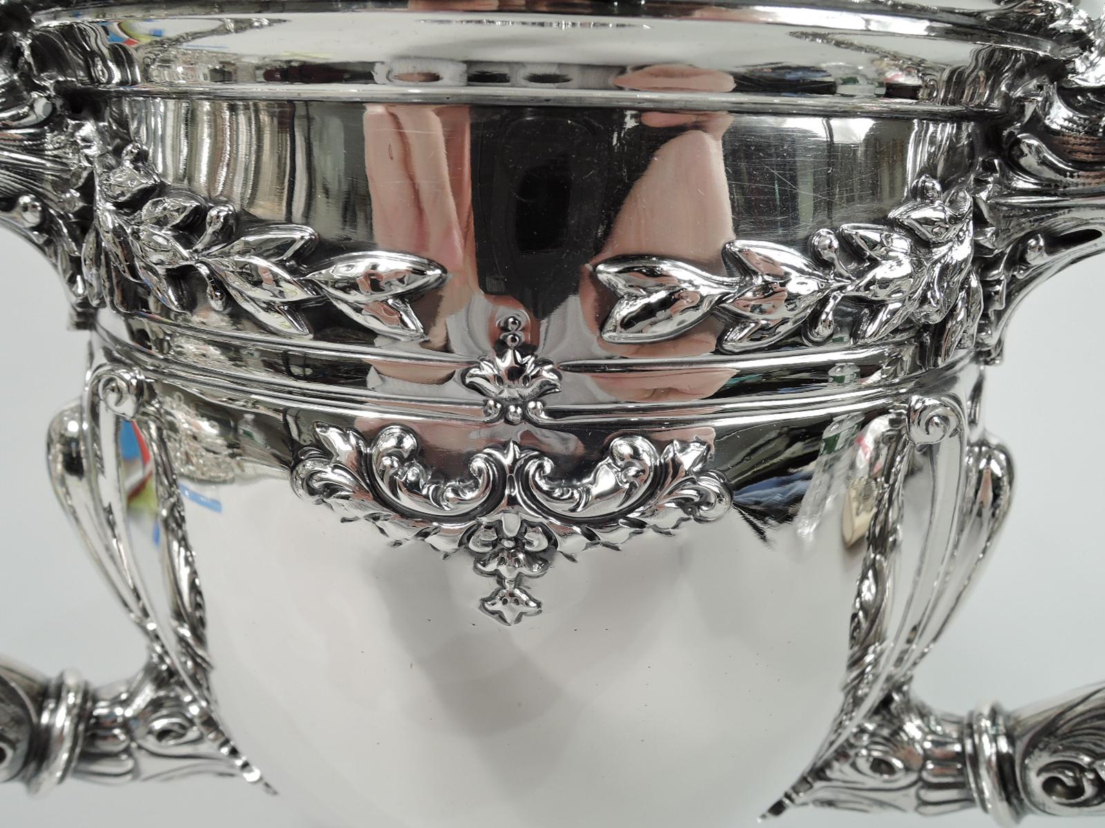 Finest-Quality Gilded Age American Sterling Silver Loving Cup Trophy 2