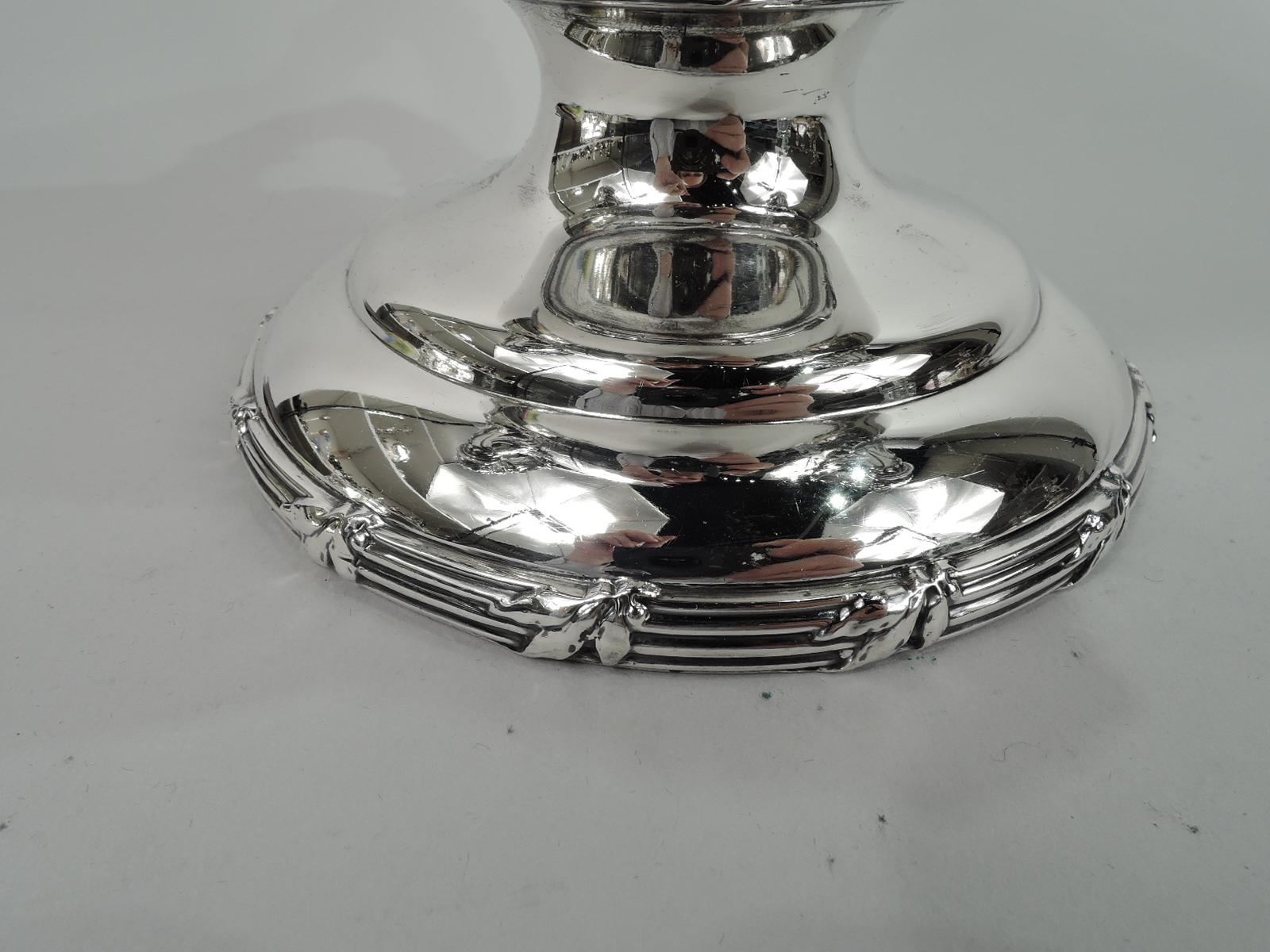 Finest-Quality Gilded Age American Sterling Silver Loving Cup Trophy 3