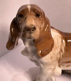 Finest Quality Hutschenreuther Germany Porcelain Cocker Spaniel Dog Figurine.