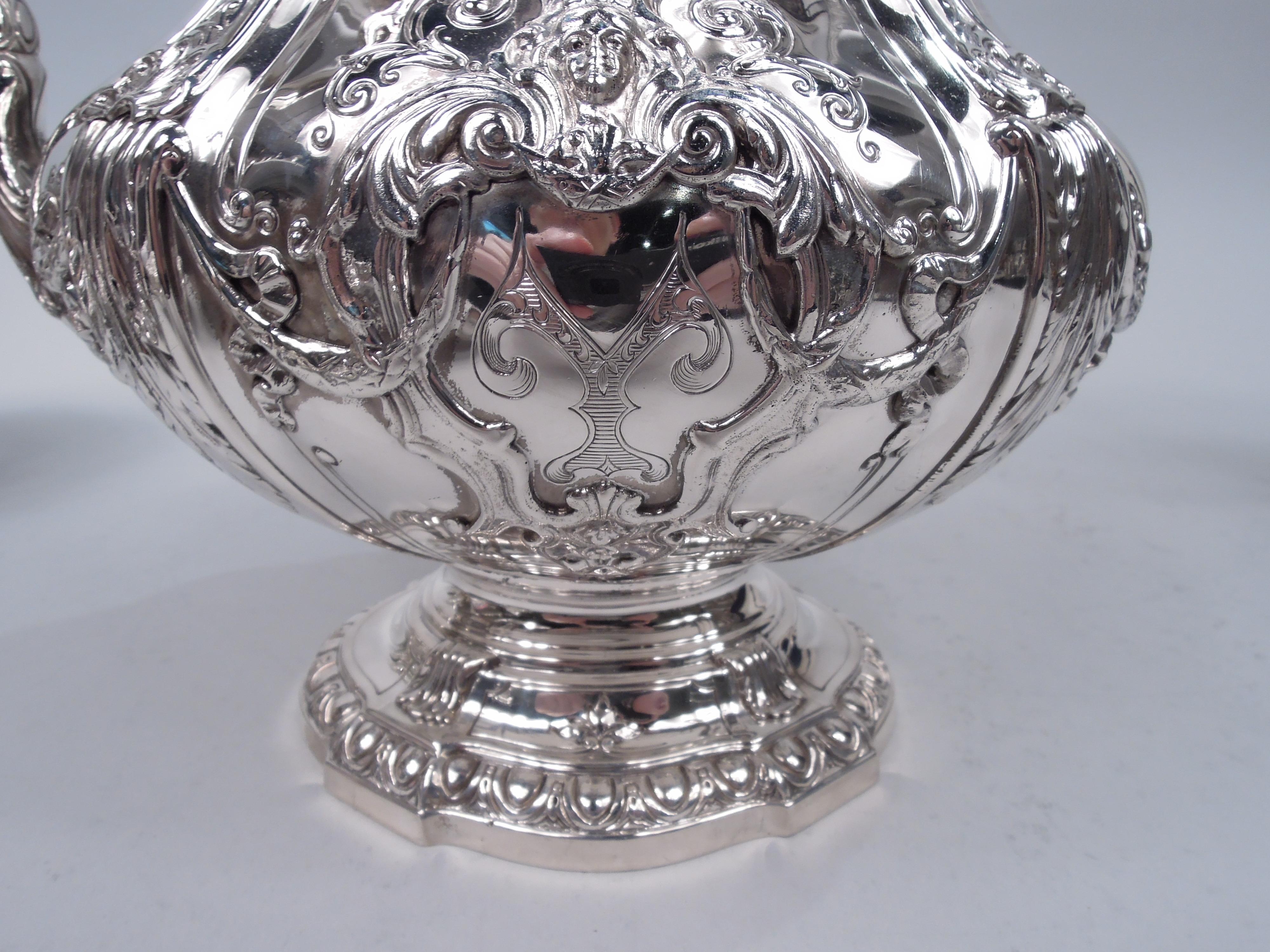 20th Century Finest Quality Reed & Barton Louis XV Sterling Silver Water Pitcher