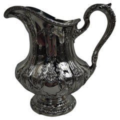 Antique Finest Quality Reed & Barton Louis XV Sterling Silver Water Pitcher