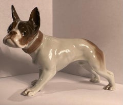 Finest Quality Rosenthal Germany French Bulldog Porcelain Dog Figurine