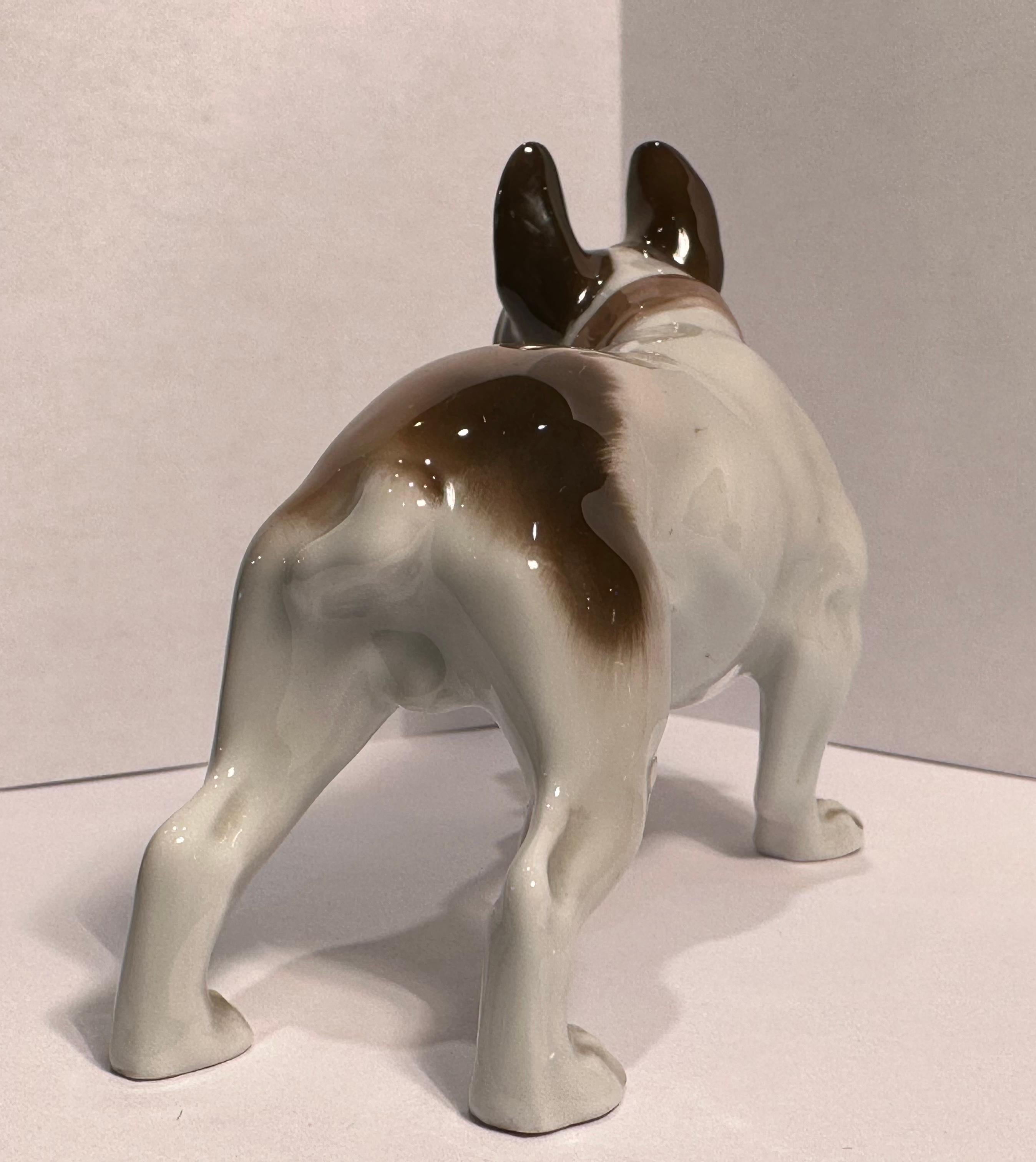 porcelain dog statue